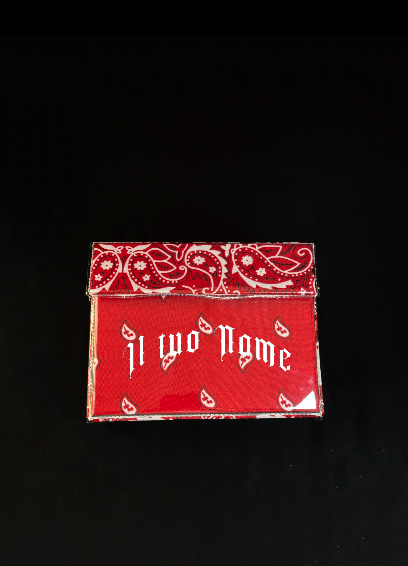 Custom Bag Bandana Rossa Personalizzata