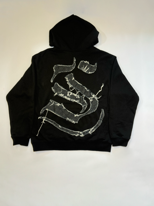 Felpa Logo Denim
